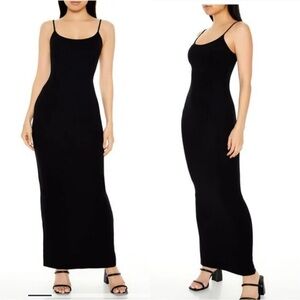 NWOT Forever 21 Black Maxi Dress